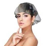 Shih Tzu mignon,Bonnet de nuit en satin pour adulte - Bonnet de nuit élastique pour femme, couvre-cheveux de nuit