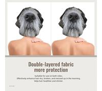 Shih Tzu mignon,Bonnet de nuit en satin réglable en soie pour adulte, bonnet de nuit élastique pour femme