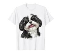 Shih Tzu Motif chien Illustration Shih Tzu T-Shirt