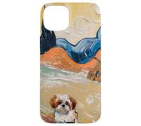 Shih Tzu Peinture Art Coque pour iPhone 15 Plus