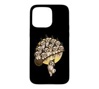 Shih Tzu Pile empilée sur Un Balai de sorcière Volante Coque pour iPhone 15 Pro Max