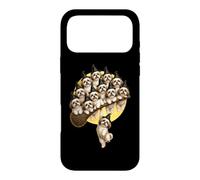 Shih Tzu Pile empilée sur Un Balai de sorcière Volante Coque pour iPhone 17 Pro Max