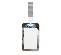 Shih Tzu - Porte-badge d'identification de chien avec cordon détachable, étui de protection en plastique rigide étanche pour carte d'identité, pour enseignant, infirmière, médecin, bureau