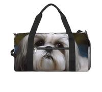 Shih Tzu Sac de sport pour chien - Grand sac de voyage pour homme et femme - Grand sac de voyage pour la nuit avec compartiment à chaussures pour l'entraînement, style, taille unique, Style :, Taille