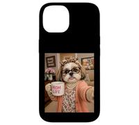 Shih Tzu Selfie Meme Humour Maman Maman Amour Appréciation Coque pour iPhone 14