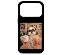 Shih Tzu Selfie Meme Humour Maman Maman Amour Appréciation Coque pour iPhone 17 Pro
