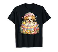 Shih Tzu Œuf de Pâques éclosé | Adorable Chiot Surprise printanière T-Shirt