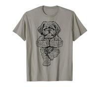 Shih Tzu Yoga Chien Chiot Drôle Pose Arbre Pose Vrikshasana T-Shirt