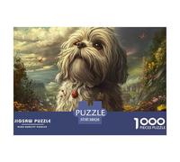 Shih TzuPuzzle The Art of Colour: We are Better at Home - Pet Chien1000 Pieces, Full Colour Series, Perfectly Matching Pieces, for Adults and Children from 12 Years 38x26cm/1000pcs