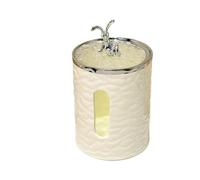 Shihan-2015 Distributeurs de Mouchoirs Boîte à mouchoirs Ronde en céramique de Luxe légère, Ornements créatifs de décoration de Restaurant Boîte à Mouchoirs