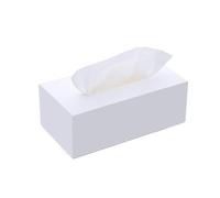 Shihan-2015 Distributeurs de Mouchoirs Distributeur de mouchoirs en Acrylique Simple et léger for hôtel, hôtel, Club, Salon, Salon, Luxe Boîte à Mouchoirs(Blanc,Petit)