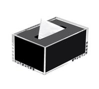 Shihan-2015 Distributeurs de Mouchoirs Distributeur de mouchoirs rectangulaires for Serviettes, for la Maison, Le Bureau, la Voiture, boîte à mouchoirs décorative Boîte à Mouchoirs(Noir,Grand)