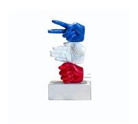 Shihan-2015 Statuette Sculpture Moderne avec Base, décoration créative for la Maison et Le Bureau, Statue d'art en résine colorée Figurine décorative