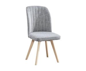 SHIITO | Modèle Hamilton - Chaise de Salle à Manger | 92 x 46 x 55 - Couleur Gris| Design Simple et Élégant Maison et Bureau