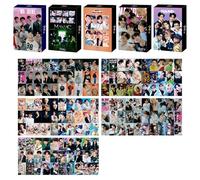 SHIjodueo Lot de 150 cartes photo Skz Lomo Kpop - Cartes de vœux - Cartes photo skz - Lot de cartes postales skz Merch SKZ - Mini cartes photo - Cadeau pour les fans