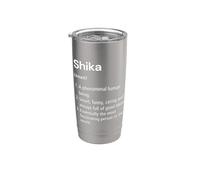 Shika Définition du nom Dictionnaire amusant Gobelet isotherme en acier inoxydable double paroi