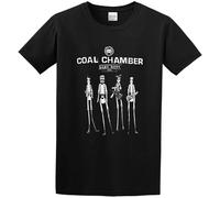 SHIKAIQI Coal Chamber Dark Days Metal Band Album Cover O Neck Men T Shirt Black 3XL