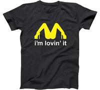 SHIKAIQI I'm Lovin It Rude Inappropriate Sex Mens T Shirt Short Sleeve T- Shirt Black 3XL