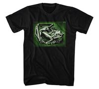 SHIKAIQI M.C. Escher Frog Art Print Men's Adult Lightweight T Shirt Black 3XL