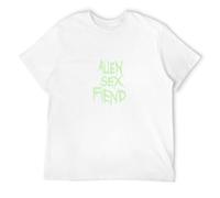SHIKAIQI Men's Alien Sex Fiend T-Shirts White S