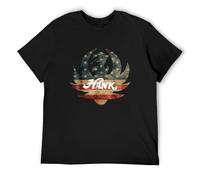 SHIKAIQI Men's Hank-Jr Tour Williams-Fan Vintage America T-Shirts Black 3XL