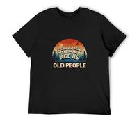 SHIKAIQI Men's Hilary New Limited Retro It's Weird Being The Same Age As Old People Gift T-Shirt S-3Xl Black 3XL