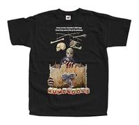 SHIKAIQI Men's Humongous V1 Paul Lynch Horror Movie Poster Film 1982 T-Shirts Black L