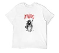 SHIKAIQI Men's Immortal Throne T Shirt White XXL