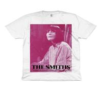 SHIKAIQI Men's The Smiths There is A Light That Never Goes Out Sandie Shaw Organic T Shirt 92 White L