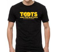 SHIKAIQI Toots and The Maytals Logo Men's T-Shirt Black 3XL