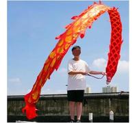 Shiketong Chinese Dragon Dance 300cm 5m Polyester Lion Dance Head for Festival Parade(Red,3.0m)