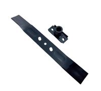 Shiketong Lame Droite De Tondeuse À Gazon avec Trou Oblique, Siège De Lame, Vis, Rondelle De Boulon pour Poussée Manuelle, Accessoires De Remplacement De Tondeuse À Gazon(Set3)