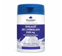 SHILAJIT 2500 mg - Extrait 5:1 Titré 50% Acide Fulvique | Performance, Vitalité & Cognition | Résine Pure | 90 Comprimés Vegan | Cure 3 Mois | Fabriqué en France