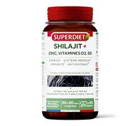 Shilajit - Complexe Acide fulvique Vitamine B6 D3 Zinc -Gélules