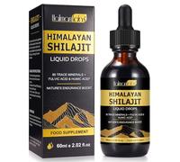 Shilajit Drops Complément alimentaire pur naturel de l'Himalaya avec 85 + oligo-minéraux et acides humiques acides humiques Hatmanlabs Shilajit Gouttes liquides pour stimuler l'énergie immunitaire