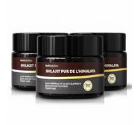 Shilajit Pur de l’Himalaya NutriSolution® - Résine Authentique Haut de Gamme - 500 mg par Dose - 50% d’Acide Fulvique - +85 Minéraux & Oligo-Éléments - Vegan - Testé en Laboratoire - Lot de 3