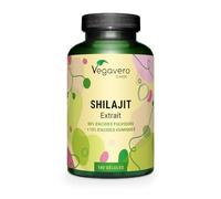 Shilajit Pure 78.000 mg Vegavero® | 180 Gélules | Extrait 60:1 | 60% Acides Fulviques + 12% Humiques | Résine de l'Himalaya | Energie + Immunité + Antioxydant | VEGAN & Sans Additifs