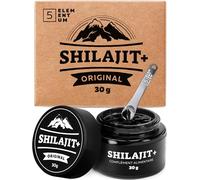 Shilajit Pure Himalaya 30g - Résine Naturelle Hautement Dosée en Acides Fulviques - Récolte Manuelle - Cure de 60 Jours - Shilajit Original, avec Cuillère Doseuse pour une Prise Facile