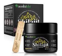 Shilajit Pure Himalaya Bio 60g, Résine De Shilajit Himalaya, shilajit resine Riche avec 85+ Traces de Minéraux, Acide Fulvique & Acide Humique, 800mg | 100% Naturel, Haute Absorption