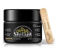 Shilajit Pure Himalaya Bio,Shilajit Resine Riche avec 85+ Traces de Minéraux,Complément Alimentaire pour Énergie & Vitalité (60g)