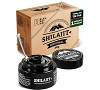 Shilajit Résine Pure Himalaya 30g - 85 % Acide Fulvique - Shilajit Original Mumijo - Résine Naturelle Hautement Dosée - Cure 60 Jours - Avec Cuillère Doseuse