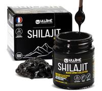 Shilajit ultra-pur Himalaya | Extrait concentré | 85% acide fulvique | 100g | Cuillère incluse | Extrait pur de Shilajit Shila+, filtré 5x | Vegan, sans OGM, sans additifs | Testé en Laboratoires