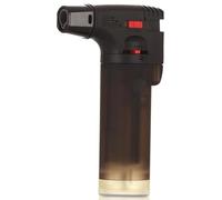 Shilidong Briquet Gonflable Coupe-Vent à Chasse directe monotrou for crème brûlée, Cuisine, Desserts, grillades (Butane Non Inclus)(Black)