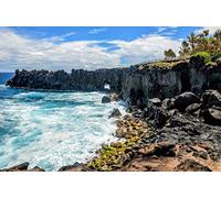 SHILIHOME Île de la réunion Paysage Bricolage 5D Diamant Peinture par numéro Kits Uniques décoration Murale en Cristal Strass décoration Murale Point de Croix