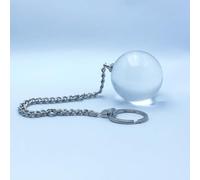 SHILISHAONV Verre Cristal Lisse Dildo Pour Les Femmes Butt Plug Diamètre 3-8Cm Boules Anales Avec Chaîne Perles Anales Forme De Boule Plug Anale Débutants Anale Sex Toys,Glass,5+6+7cm