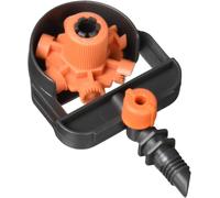 SHILIU-139629 Micro-asperseur réglable 90° à 360° d'arrosage goutte à goutte, Noir[2299]