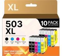 SHILIU-503XL 503 Cartouches d'encre Compatible pour Epson 503 XL pour Epson Expression Home XP-5200 XP-5205 Workforce WF-2960DWF WF[