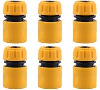 SHILIU-® 6 Pièces Rapides Raccord de raccord Rapide à Embout de 1/2" Tuyau Hose Quick Connector[716]