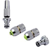 SHILIU-Aqua Control MSET11 Raccords en laiton pour arrosage. Métalliques et durables. Ensemble complet de 19 mm. Longue durée de vi[