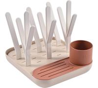 Shiliu-Béaba, Egoutte-Biberons Et Séchoir, Grande Capacité, Modulable, Jusqu'à 6 Biberons Et Vaisselle Enfant, Pot À Accessoires, E[